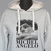 Мужская одежда handmade. Livemaster - original item Michelangelo hoodie. Handmade.