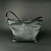 Сумки и аксессуары handmade. Livemaster - original item Women`s leather bag . Bag. black floter. Handmade.