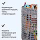 Корзина для хранения игрушек,вещей,белья интерьерная круглая 42*42 см. Корзины. Ольга.Плету уют. Ярмарка Мастеров.  Фото №4