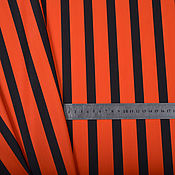 Материалы для творчества handmade. Livemaster - original item Fabric red stripe on the biflex. Handmade.