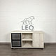 Тумба под тв на колёсиках лофт LF-851. Тумбы. Leo-loft. Интернет-магазин Ярмарка Мастеров.  Фото №2