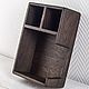 Napkin holder made of dark oak with compartments for salt and pepper. Napkin holders. Foxwoodrus. My Livemaster. Фото №5