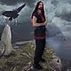 Order Russian shirt sleeveless Black Falcon. Fehustyle Northern Gods Magic (slavartel). Livemaster. . People\\\'s shirts Фото №3