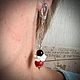 Classic earrings: Berry pendants. Earrings. Author's handmade jewelry (Mirabel). My Livemaster. Фото №6