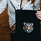 Suede 3D Bag 'Tiger' on a chain. Crossbody bag. newandw. My Livemaster. Фото №5