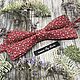 Bright bow tie with floral summer print. Ties. Handmade_by_richi. Online shopping on My Livemaster.  Фото №2