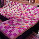 Patchwork couch cover, Blankets, Moscow,  Фото №1