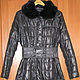 Vintage clothing: Black winter coat of the German company Damo, Vintage blouses, Moscow,  Фото №1