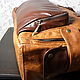 Order Bag leather men's travel Brutal). Innela- авторские кожаные сумки на заказ.. Livemaster. . Men\'s bag Фото №3