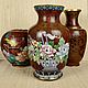 Винтаж: Интерьерная  ВАЗА  КЛУАЗОНЕ Cloisonne Ручная работа  Китай, Вазы винтажные, Москва,  Фото №1