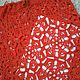 Openwork skirt-top 'Orange summer' handmade. Skirts. hand knitting from Galina Akhmedova. My Livemaster. Фото №5