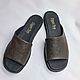 Шлёпки, кожа. Шлёпки. Slipper_Shop -Кожаная обувь. Ярмарка Мастеров.  Фото №4