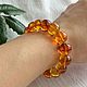 Bracelet from Baltic amber, color is tea. Bead bracelet. Mark Amberstein, sale amber products. My Livemaster. Фото №4