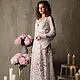 Длинный кружевной халат. F-3. Халаты. Apilat wedding dresses and lingerie. Интернет-магазин Ярмарка Мастеров.  Фото №2