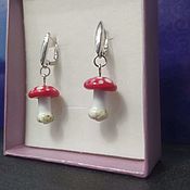 Украшения handmade. Livemaster - original item Classic earrings: with murano beads 