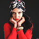 Turban made of silk black. Bandage. Turbans and accessories from Gapon. Online shopping on My Livemaster.  Фото №2