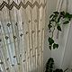 Штора макраме. Шторы. kilelle_decor. Ярмарка Мастеров.  Фото №5