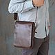 Men's leather tablet bag 'Cordinal' (Tobacco), Tablet bag, Yaroslavl,  Фото №1