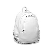 Сумки и аксессуары handmade. Livemaster - original item Backpack female leather white Vesta Mod R23-741. Handmade.