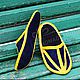 Zapatillas de deporte de la mascotas de la gamuza con la plantilla de fieltro Turquesa azul oriente. Slippers. Katorina Rukodelnica HandMadeButik. My Livemaster. Фото №6