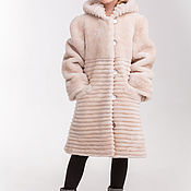 Одежда handmade. Livemaster - original item A fur coat made of whole sheepskin-mouton. Handmade.