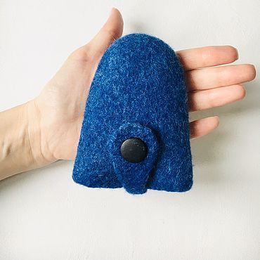Для дома и интерьера ручной работы. Ярмарка Мастеров - ручная работа Валяная ключница чехол Бриз. Handmade.