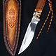 Hunting knife 'Scorpion' forged steel H12MF. Knives. zlathunter. My Livemaster. Фото №5