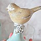 Candle holder made of concrete Sparrow Provence candle holder with bird. Candlesticks. Decor concrete Azov Garden. My Livemaster. Фото №4