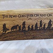 Посуда handmade. Livemaster - original item Cutting board The Lord of the Rings, 
