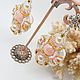 Long Flamingo pink earrings. Earrings. elena (luxus-stil). Online shopping on My Livemaster.  Фото №2