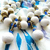 Украшения handmade. Livemaster - original item Necklace Romance (coral, quartz, hematite). Handmade.