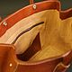 Заказать Женская сумка из натуральной кожи. Ручная работа. Мастерская-R.A.Bags. Ярмарка Мастеров. . Сумка-тоут Фото №3