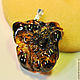 amber. Pendant 'Buttercups-flowers 6'. Pendants. Amber is a warm stone. Online shopping on My Livemaster.  Фото №2