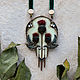 Necklace 'Carduus' art Deco, Thistle, modern. Necklace. House Of The Moon Dew. My Livemaster. Фото №6
