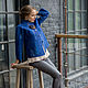 Валяный жакет «Синие ночи». Пиджаки. Irina Demchenko. Ярмарка Мастеров.  Фото №5