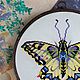 Две вышивки "Бабочки 2". Картины. Мастерская Юлии Велигодской. Ярмарка Мастеров.  Фото №4