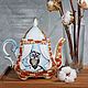 Teapot teapot porcelain 'Owl', Teapots & Kettles, Moscow,  Фото №1