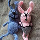 Зайка   ДУШЕГРЕЙКА - из серий"МЕЛОЧЬ ПУЗАТАЯ"))). Мягкие игрушки. Mio  Dio (nellistilus). Ярмарка Мастеров.  Фото №6