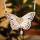 Jewelry "the butterfly Effect" with natural freshwater pearls FSL, Necklace, Moscow,  Фото №1