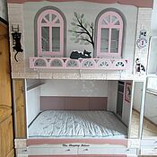 Детский шкаф с принцессой, авторский дизайн