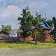  Деревенский пейзаж, Картины, Санкт-Петербург,  Фото №1