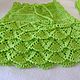 ЮБКА  для девочки с рюшами  салатовая ажурная летняя. Юбки. Gala  Devi crochet design ВЯЗАНИЕ. Интернет-магазин Ярмарка Мастеров.  Фото №2