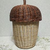 Для дома и интерьера handmade. Livemaster - original item Basket with lid 