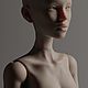 3D модель моей авторской шарнирной (BJD) куклы "Хумай". Шаблоны для печати. Humay Dolls. Интернет-магазин Ярмарка Мастеров.  Фото №2