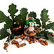 Handmade toys. Oak! Collection ' Flower hedgehogs!'. Amigurumi dolls and toys. Cross stitch and beads!. My Livemaster. Фото №6