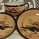 Винтаж: Японское трио  "Пейзаж" Nippon Japan. Кружки винтажные. vintage-market. Интернет-магазин Ярмарка Мастеров.  Фото №2