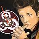 "Elvis" картина маслом на холсте для дома в интерьер. Картины. Стильные картины Дарьи Савельевой. Ярмарка Мастеров.  Фото №4
