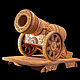 El cañón de beresty de recuerdos. El cañón de madera. estuche para una botella de, Covers for tableware, Tomsk,  Фото №1