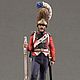 Tin soldier 54 mm. in the painting.Napoleon.Grenadier of Denmark, 1807, Military miniature, St. Petersburg,  Фото №1