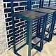Барный стул. Стулья. Wood-steel-1. Ярмарка Мастеров.  Фото №6